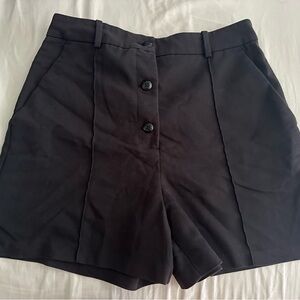 Zara Black High Waist Women's Shorts